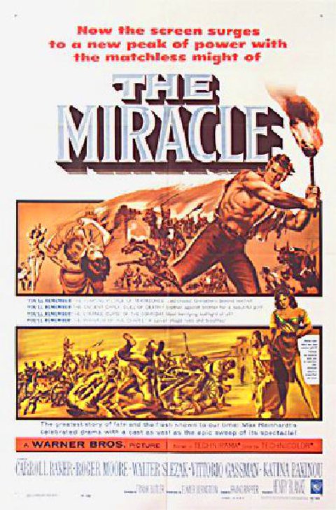 The Miracle Original 1959 U.S. One Sheet Movie Poster