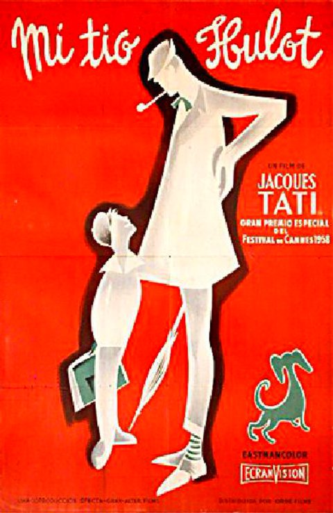 Mon Oncle Original 1958 Argentine Movie Poster