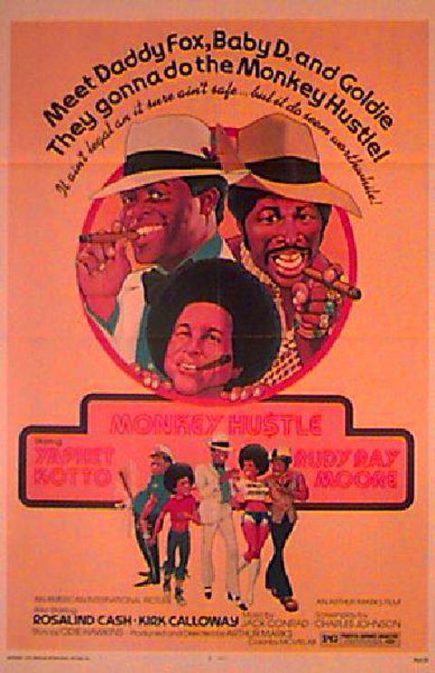 The Monkey Hustle Original 1976 U.S. One Sheet Movie Poster