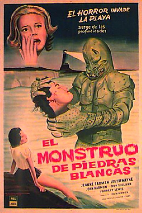 The Monster of Piedras Blancas Original 1959 Argentine Movie Poster