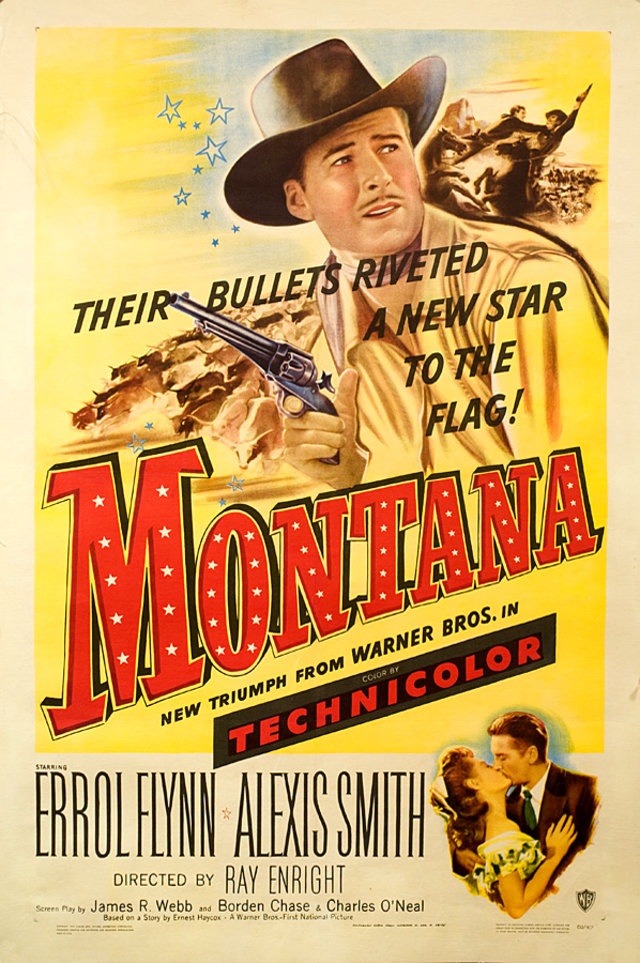 Montana Original 1950 U.S. One Sheet Movie Poster