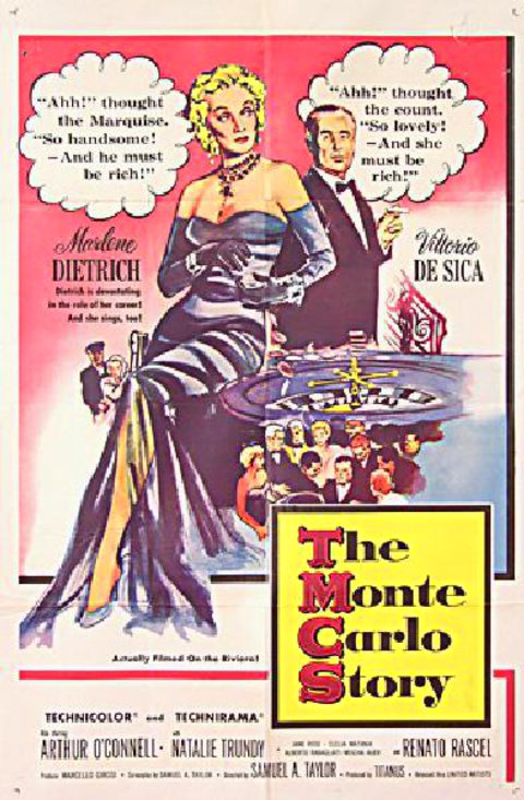 The Monte Carlo Story Original 1957 U.S. One Sheet Movie Poster