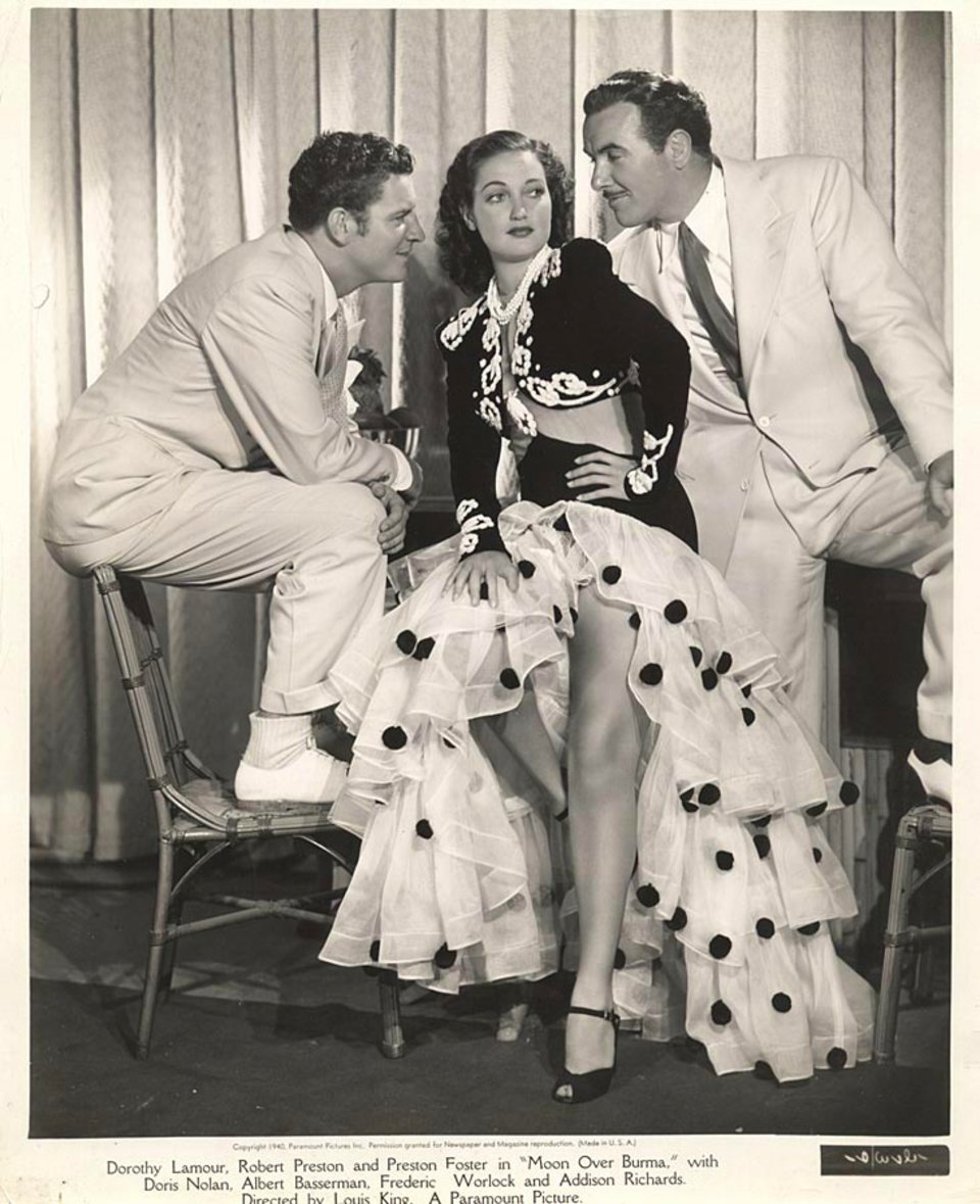 Moon Over Burma Original 1940 U.S. Portrait Photo