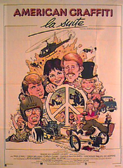 More American Graffiti Original 1979 French Grande Movie Poster