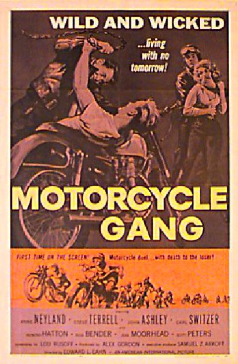 Motorcycle Gang Original 1957 U.S. One Sheet Movie Poster