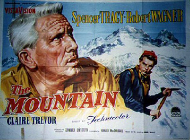 The Mountain Original 1956 British Quad Movie Poster