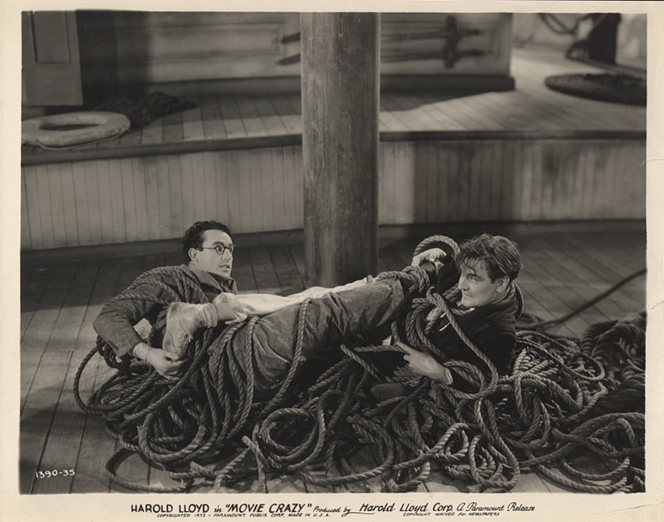 Movie Crazy Original 1932 U.S. Silver Gelatin Single-Weight Photo