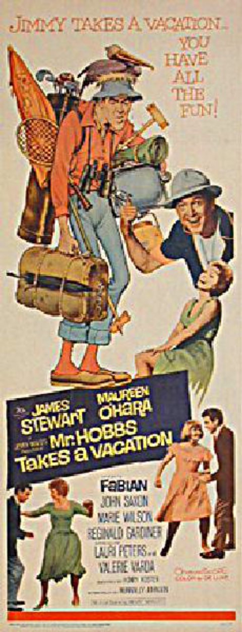 Mr. Hobbs Takes a Vacation (1962) Original Movie Posters