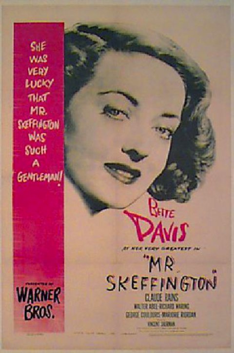 Mr. Skeffington Original 1944 U.S. One Sheet Movie Poster