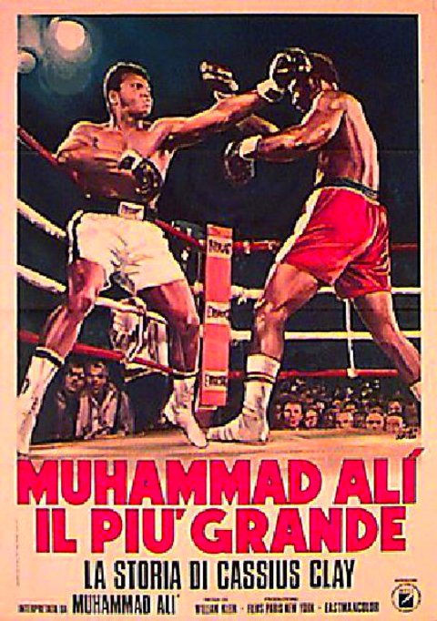 Muhammad Ali - The Greatest Original 1977 Italian Due Foglio Movie Poster