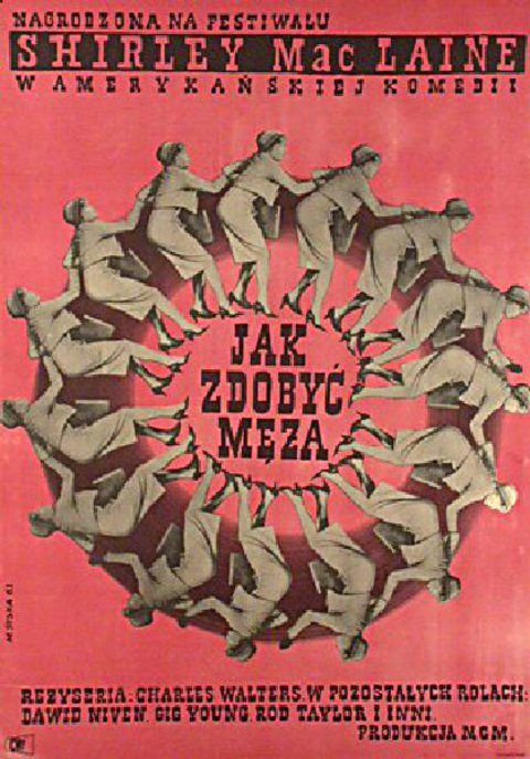 Ask Any Girl Original 1963 Polish A1 Movie Poster