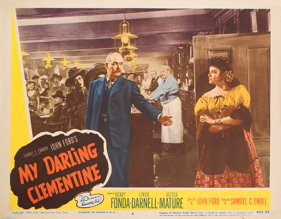 My Darling Clementine Original R1953 U.S. Scene Card