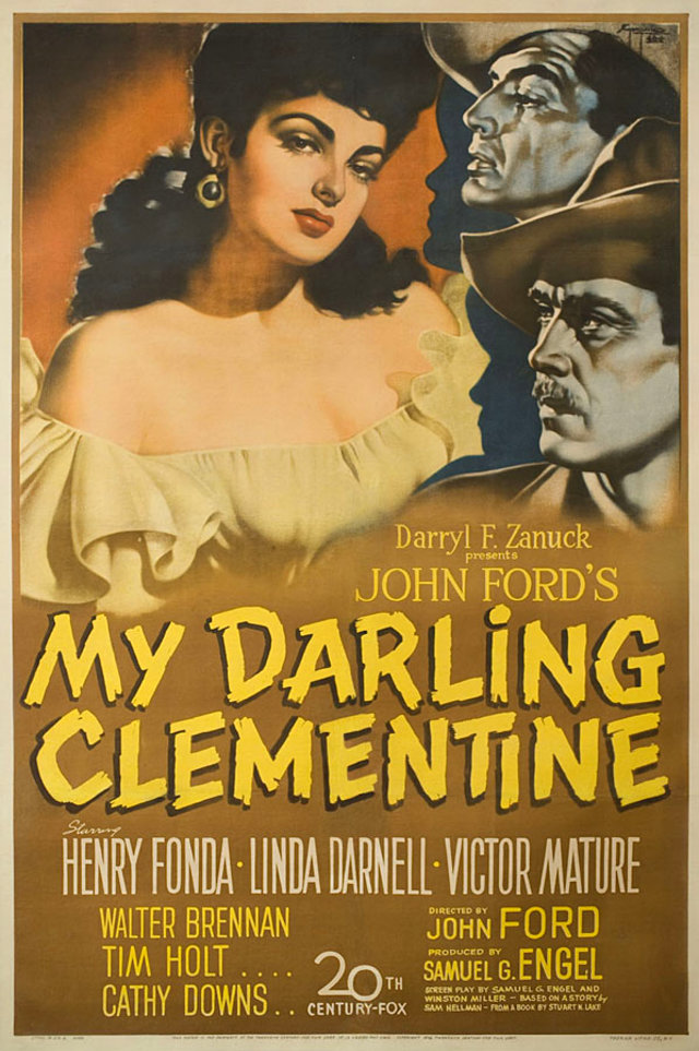 My Darling Clementine Original 1946 U.S. One Sheet Movie Poster