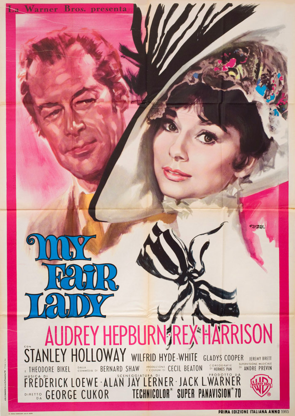 My Fair Lady Original 1964 Italian Due Foglio Movie Poster