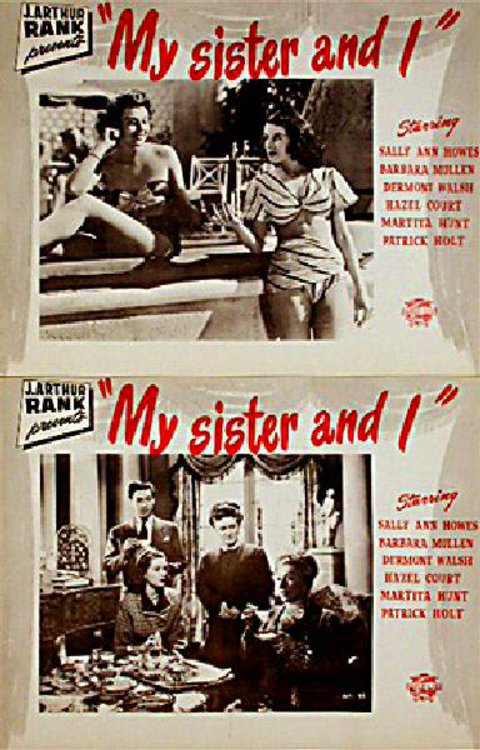 My Sister and I Original 1948 British Lobby Card Set