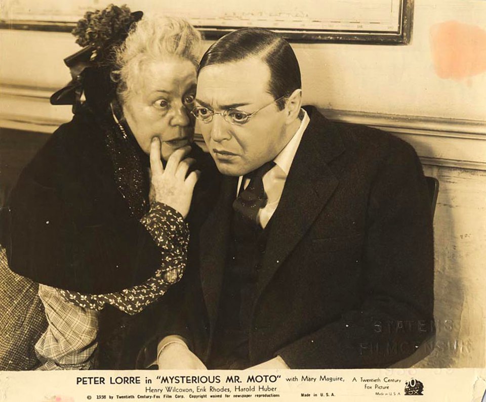 Mysterious Mr. Moto Original 1938 U.S. Silver Gelatin Single-Weight Photo