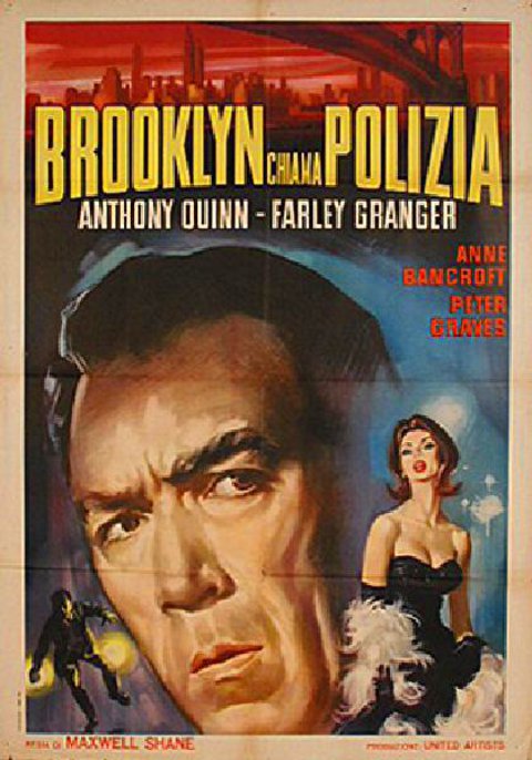 The Naked Street Original R1963 Italian Due Foglio Movie Poster
