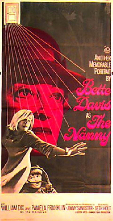 The Nanny Original 1965 U.S. Three Sheet Movie Poster