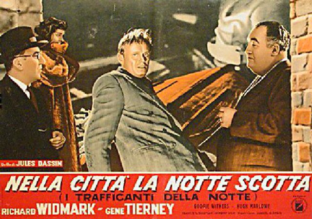 Night and the City Original R1959 Italian Fotobusta Movie Poster