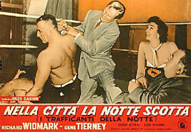 Night and the City Original R1959 Italian Fotobusta Movie Poster