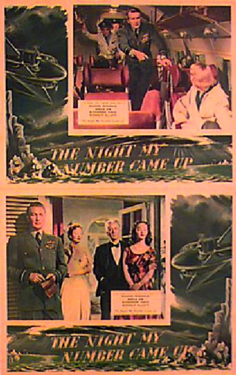 The Night My Number Came Up Original 1955 British Lobby Card Set