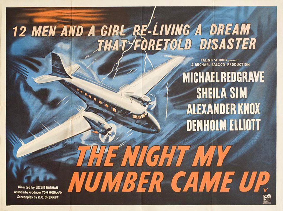 The Night My Number Came Up Original 1955 British Quad Movie Poster
