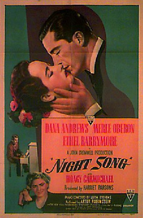 Night Song Original 1948 U.S. One Sheet Movie Poster
