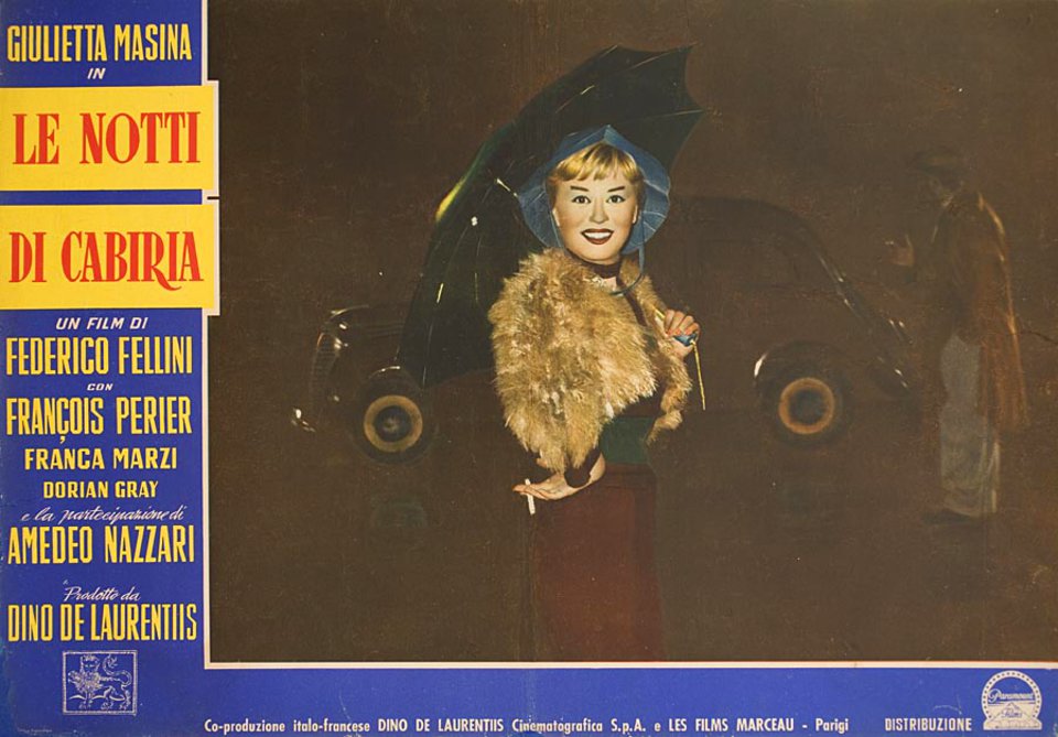 Nights of Cabiria Original 1957 Italian Fotobusta Movie Poster