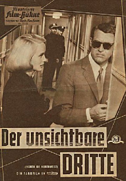 North by Northwest Original 1959 German Movie Program