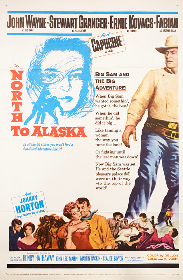 North to Alaska Original 1960 U.S. One Sheet Movie Poster