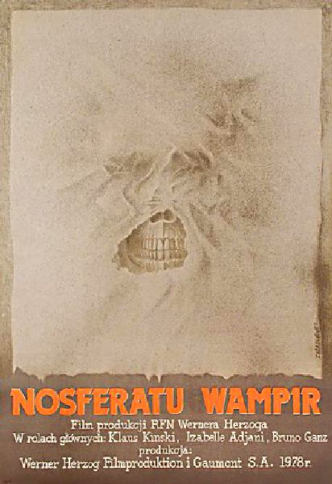 Nosferatu the Vampyre Original 1979 Polish B1 Movie Poster