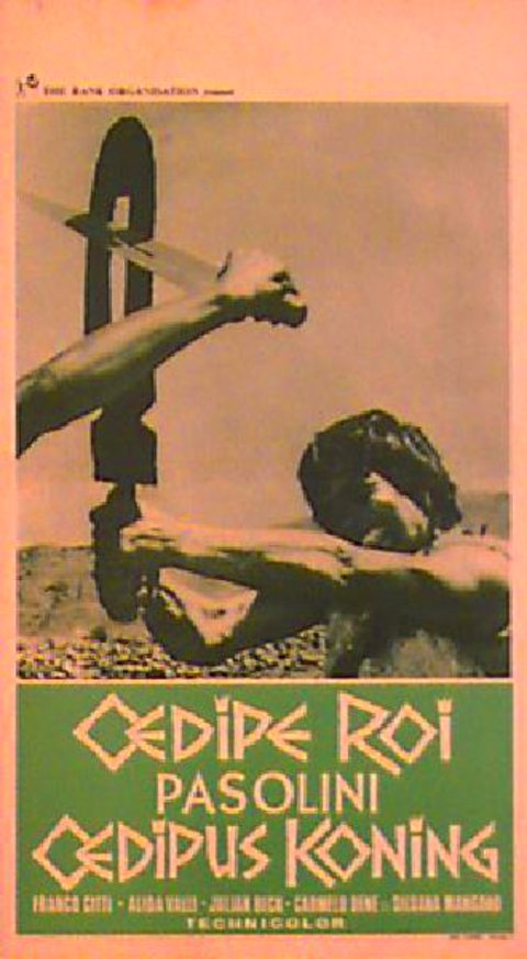 Oedipus Rex Original 1967 Belgian Movie Poster