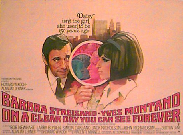 On A Clear Day You Can See Forever Original 1970 British Quad Movie On A Clear Day You Can See Forever Original 1970 British Quad Movie