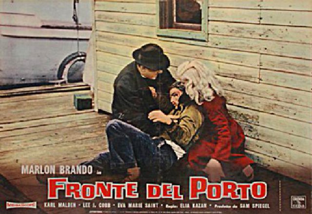 On the Waterfront Original R1960 Italian Fotobusta Movie Poster