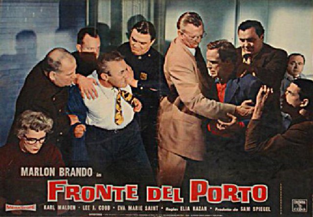 On the Waterfront Original R1960 Italian Fotobusta Movie Poster