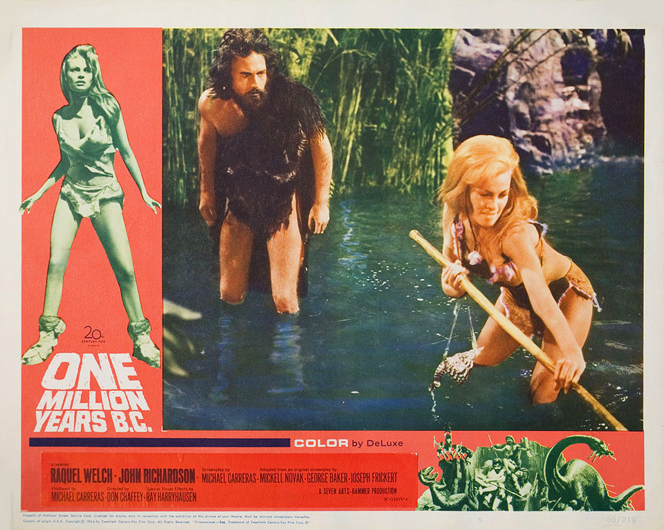 One Million Years B.C. Original 1966 U.S. Scene Card