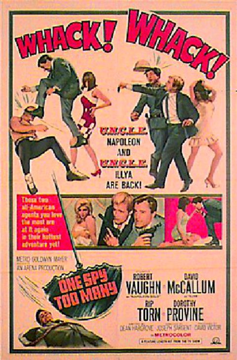 One Spy Too Many Original 1966 U.S. One Sheet Movie Poster