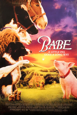 Babe Original 1995 U.S. One Sheet Movie Poster