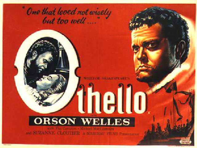 Othello Original 1952 British Quad Movie Poster