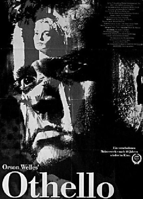 Othello Original R1988 German A1 Movie Poster