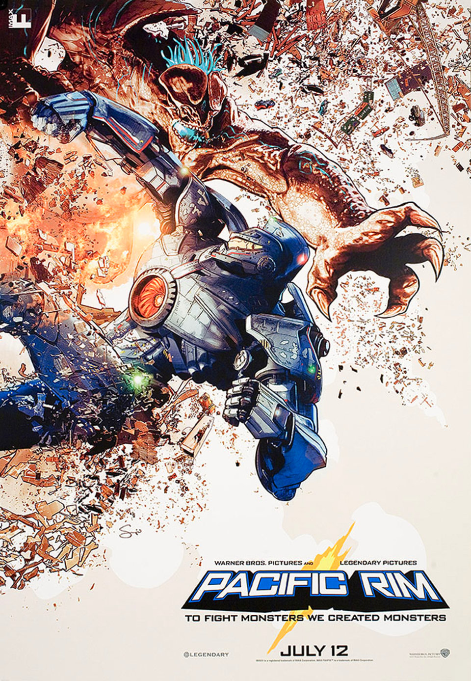 Pacific Rim Original 2013 U.S. Mini Movie Poster - Posteritati