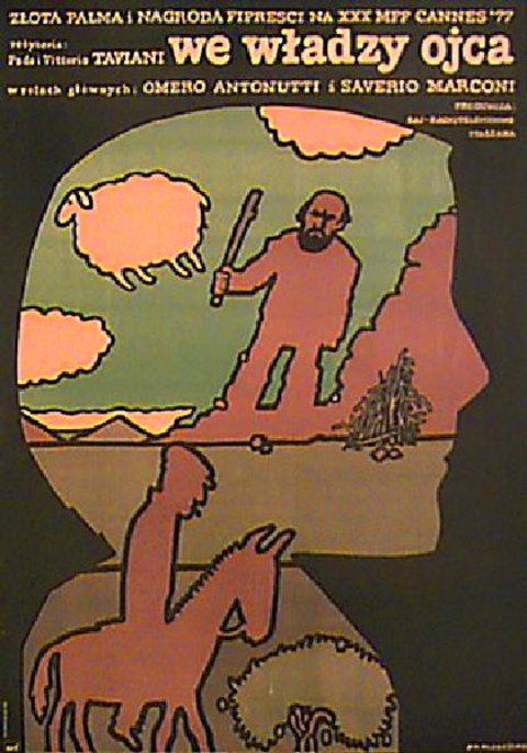 Padre padrone Original 1977 Polish B1 Movie Poster