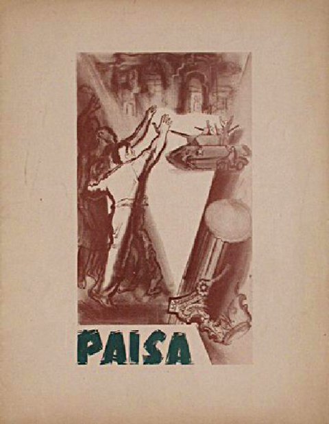 Paisan Original 1946 French Movie Program