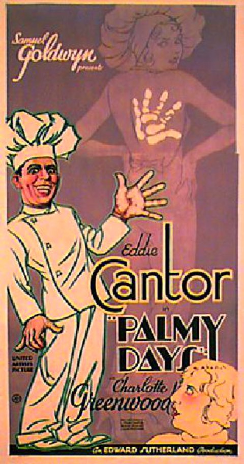Palmy Days Original 1931 U.S. Three Sheet Movie Poster