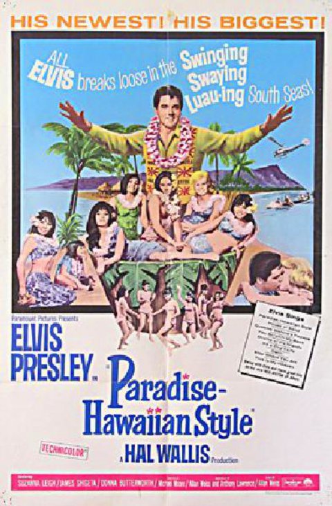 Paradise, Hawaiian Style Original 1966 U.S. One Sheet Movie Poster