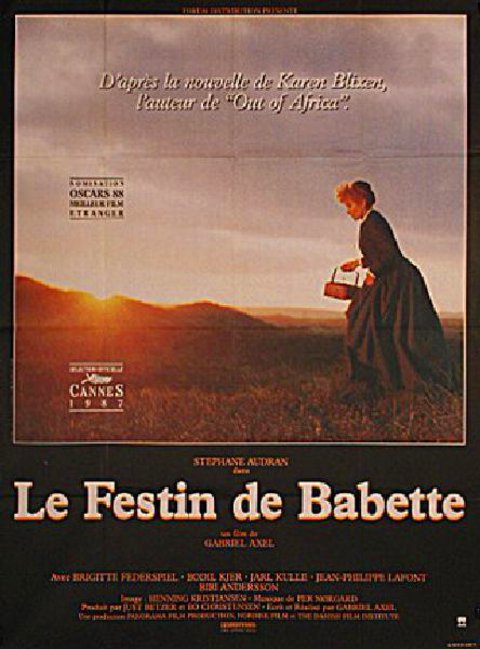 Babette's Feast Original 1987 French Grande Movie Poster