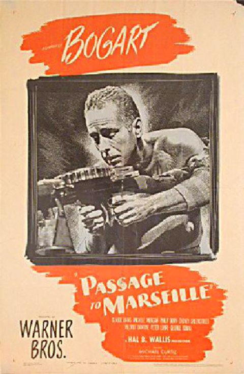 Passage to Marseille Original 1944 U.S. One Sheet Movie Poster