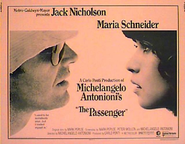 The Passenger Original 1975 U.S. Half Sheet Movie Poster