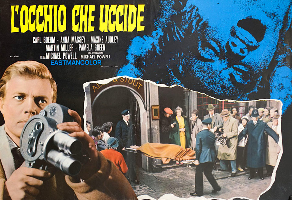 Peeping Tom Original R1960s Italian Fotobusta Movie Poster
