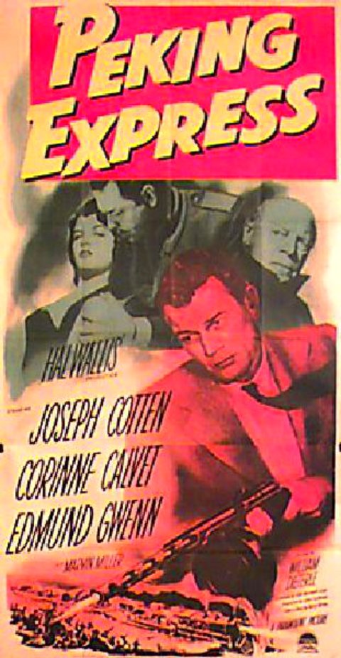 Peking Express 1951 U.S. Three Sheet Poster